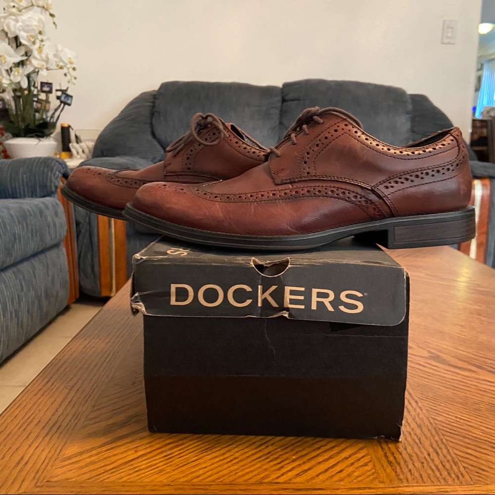 Sapato Social Oxford Dockers - Couro Masculino Confortável